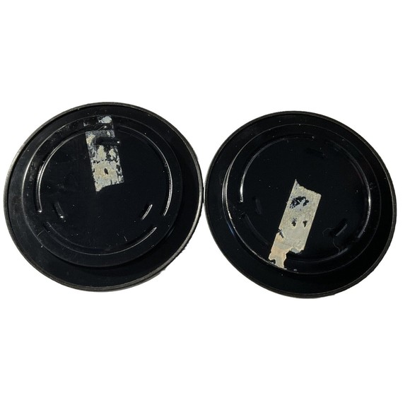 West Virginia State Souvenir Map Black Gold Tin Coaster Tole Look - Picture 2 of 2